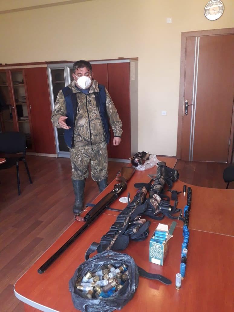 Samuxda qanunsuz ov edən saxlanıldı