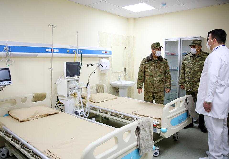 Hərbi hospitalın yoluxucu xəstəliklər bölməsinin açılışı oldu