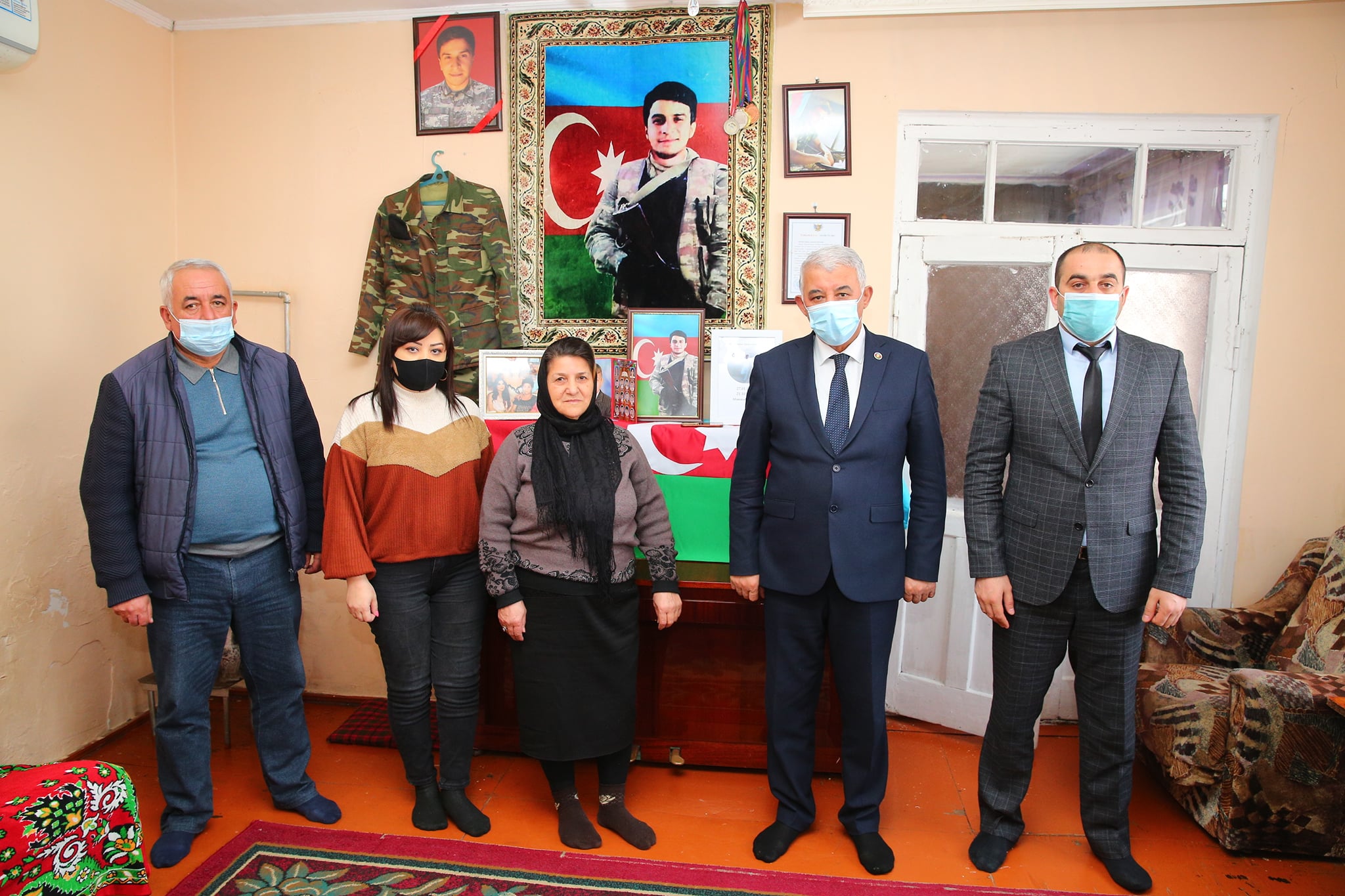Binəqədidə şəhid ailələrinin ziyarəti davam edir