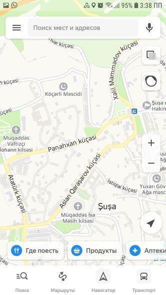 “Yandex” Şuşanın xəritəsindən erməni adlarını çıxardı - FOTO