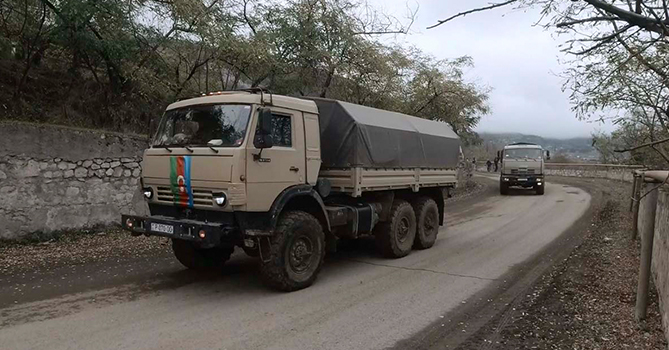 Azərbaycan Ordusunun karvanı Laçın dəhlizindən KEÇDİ