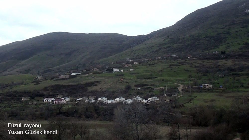 Müdafiə Nazirliyi Füzulinin daha bir kəndindən VİDEO yaydı