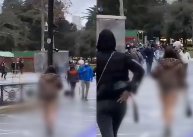 “Tarqovı”da qadın alt paltarında gəzdi - Polis araşdırmaya başladı