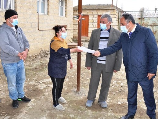 İcra başçısı Vətən müharibəsi qazisini sevindirdi