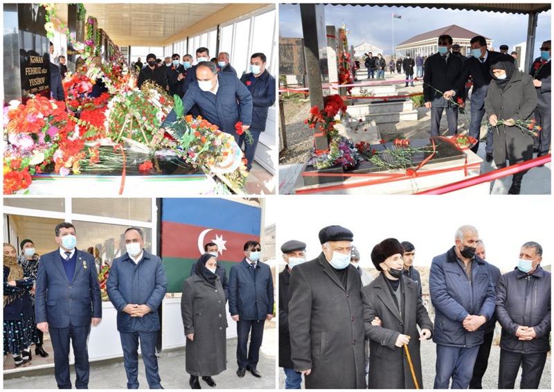 İcra başçısı şəhid məzarlarını ziyarət etdi