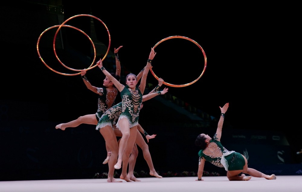 Gimnastlarımız Dünya Kubokunda ikinci yeri tutdu