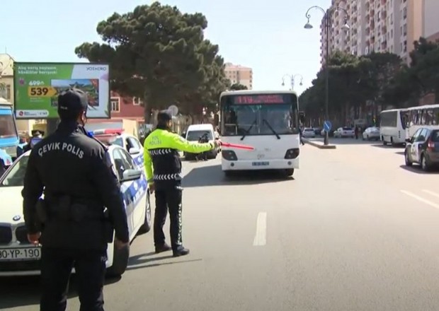 Polis karantini pozanları belə cərimələdi - VİDEO
