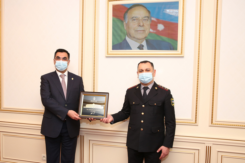 Elmar Qasımov Polis Akademiyasında  