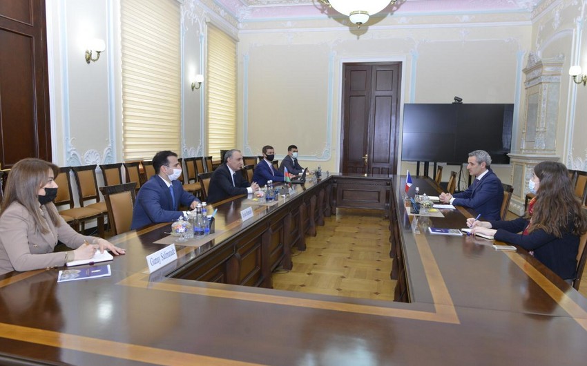 Baş prokuror Fransa səfirini qəbul edib - FOTO