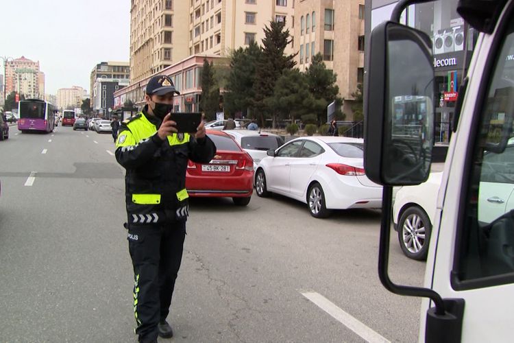 Yol polisi reyd keçirdi - VİDEO