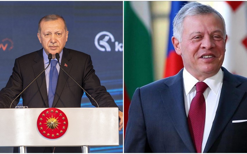 Ərdoğanla İordaniya kralı ilə danışdı