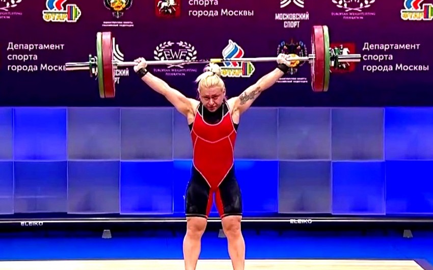 Ağırlıqqaldıranımız növbəti dəfə Avropa çempionu oldu