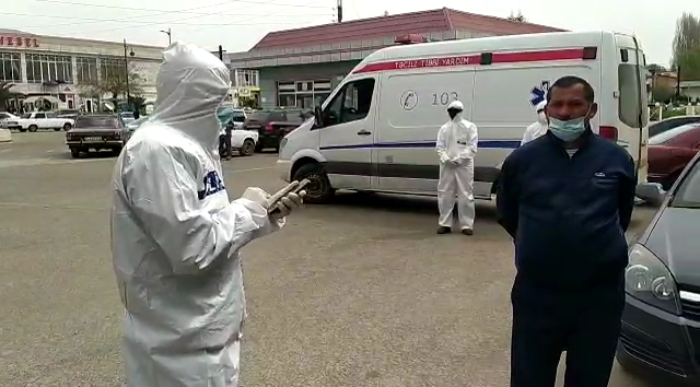 Koronavirus xəstəsi marketdə yaxalandı