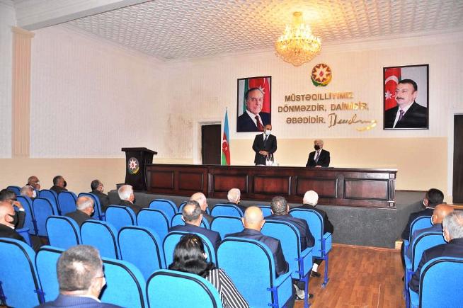 Goranboyda Ağsaqqallar Şurasının hesabat-seçki konfransı keçirilib