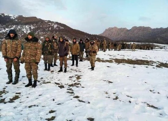 Ermənistanlı terrorçuların yaxınları magistral yolları BAĞLADI