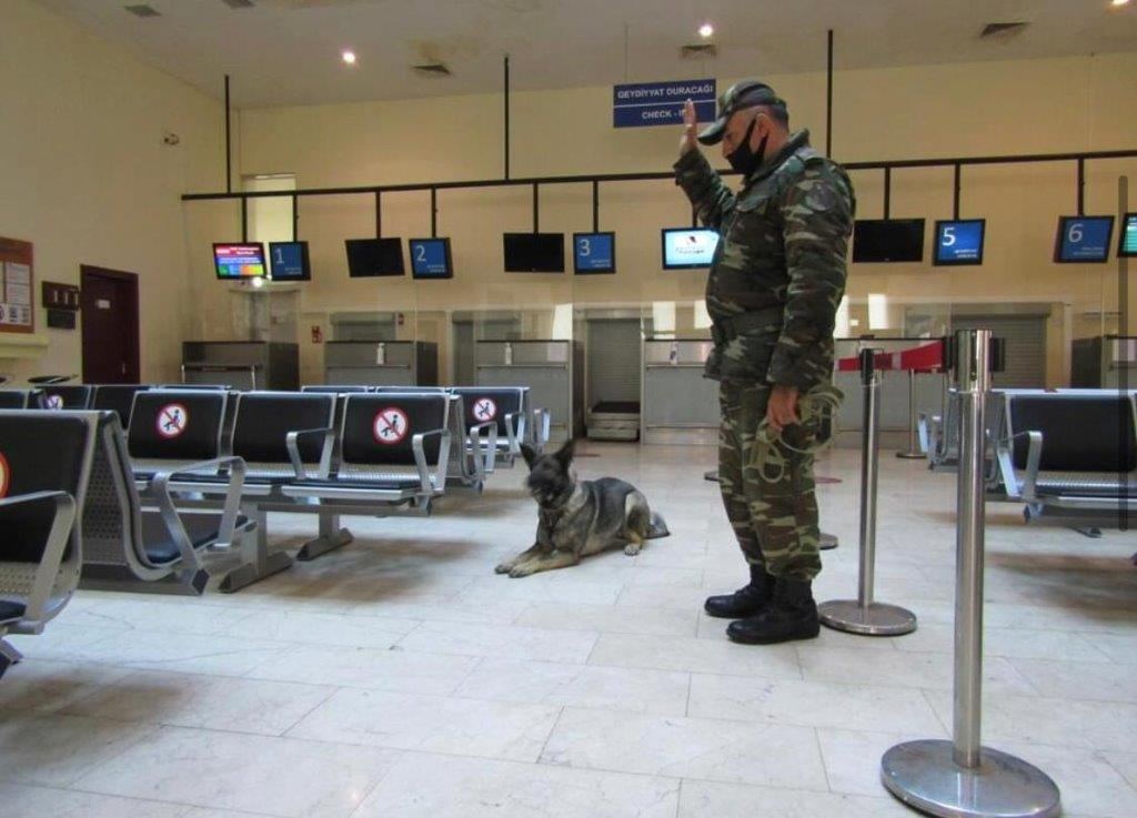 Zabrat Hava Limanı ərazisində təlim keçirilib