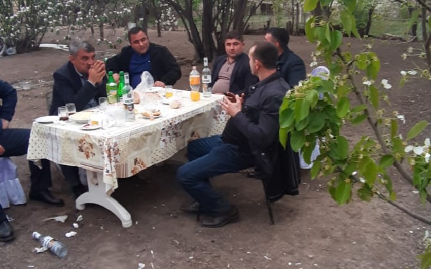 Samuxda toya gələn 14 nəfər CƏRİMƏLƏNDİ