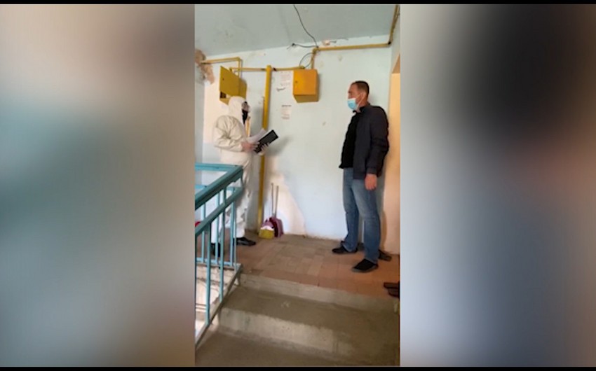 Gəncədə evindən icazəsiz çıxan koronavirus xəstəsi saxlanıldı