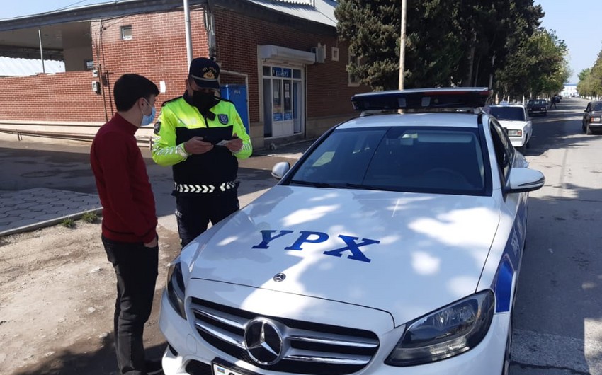 Yol polisi bir həftədə 19 şəhər və rayonda reydlər keçirib - sürücü və piyadalar cərimələnib
