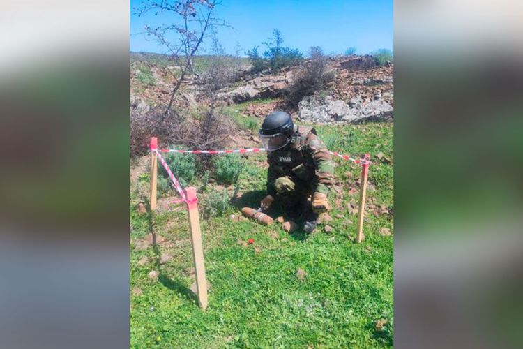 Bakıda top mərmisi aşkar edildi