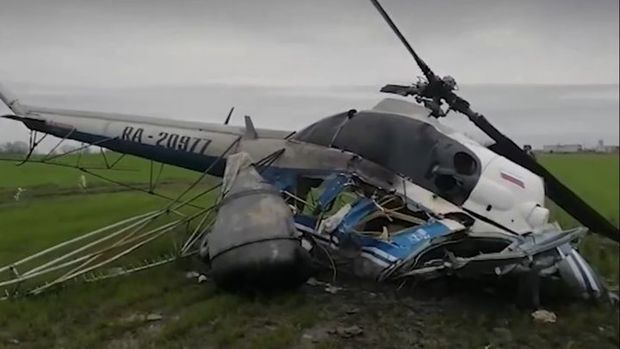 Rusiyada helikopter qəzası - pilot öldü