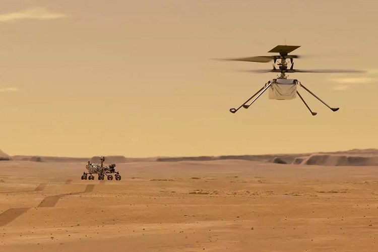 Marsda helikopterin ilk sınaq uçuşu keçiriləcək