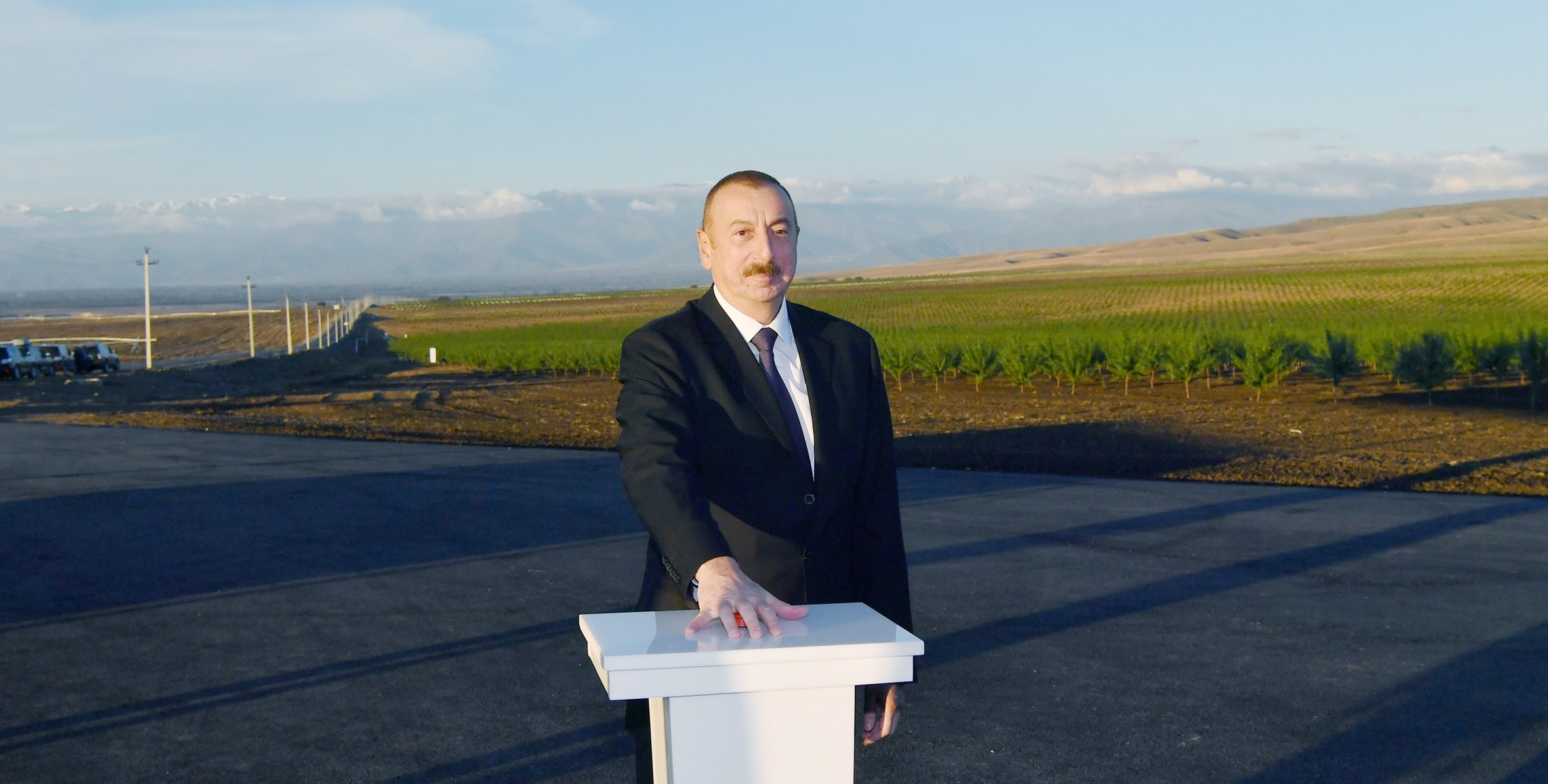 Prezident  “Azersun Şamaxı Aqropark”ın AÇILIŞINDA