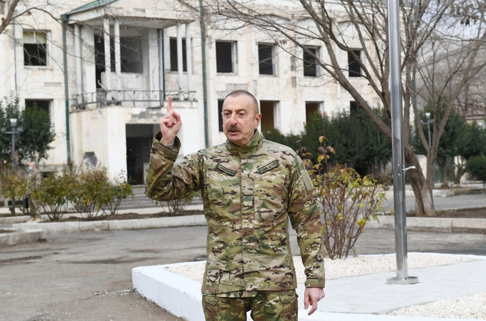 “Mina xəritələrini verməmək Ermənistanın növbəti hərbi cinayətidir” – Prezident
