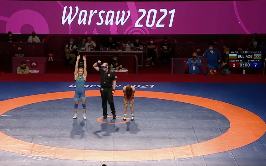 Mariya Stadnik səkkizqat Avropa çempionu oldu