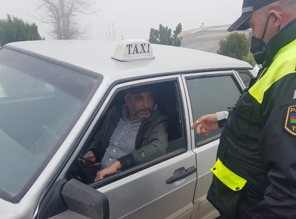 Yol polisi Daşkəsəndə reyd keçirdi - FOTO