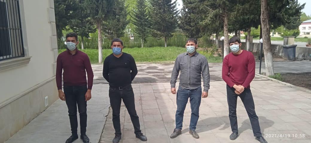 Xocavəndə qanunsuz keçmək istəyənlər həbs edildi