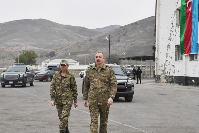 Prezident və ailə üzvləri Cəbrayıl və Zəngilanda olublar