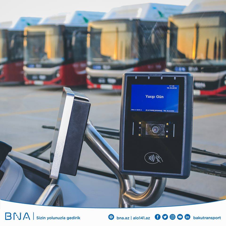Bakıda 1107 avtobus kartla işləyir