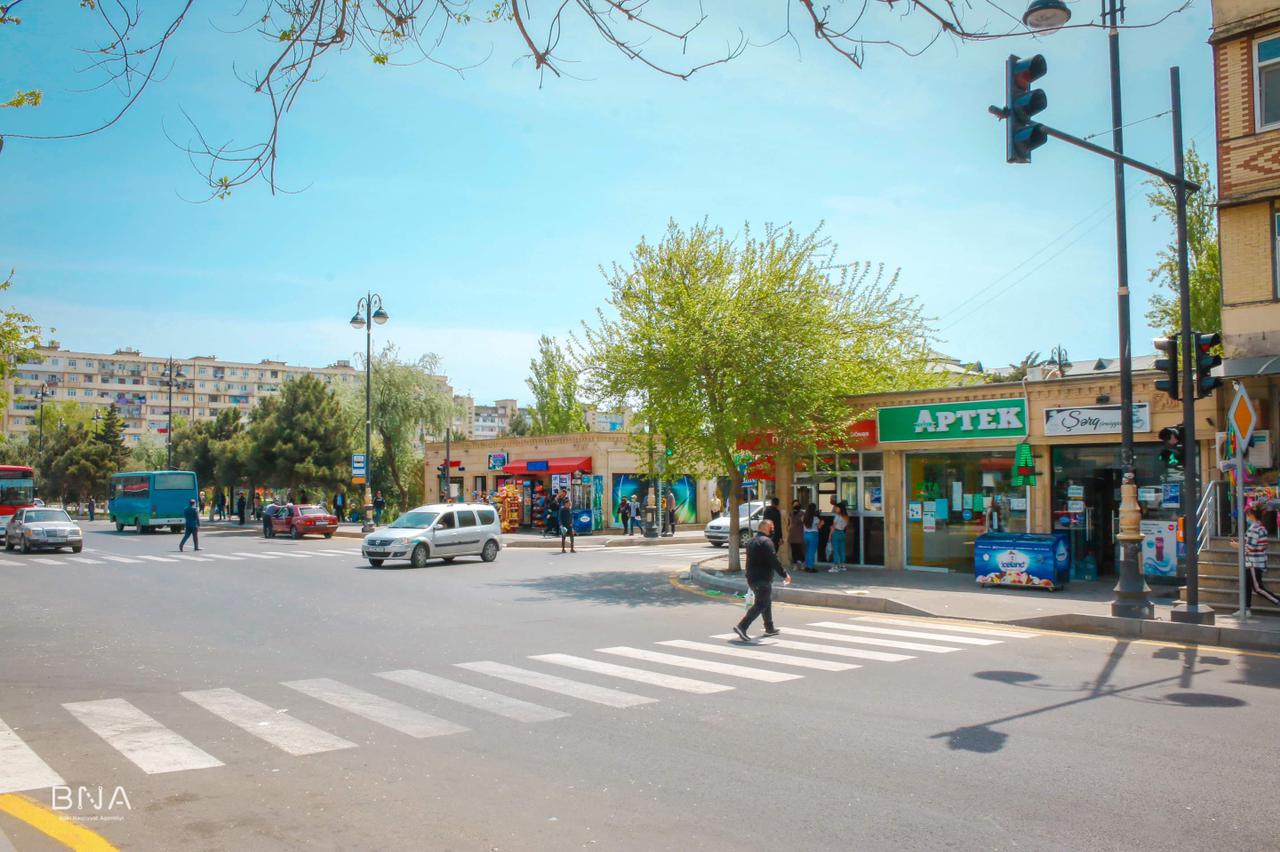 Bakıda daha bir yolda yenilik - FOTO