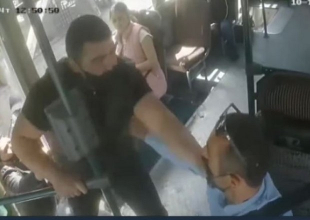 Avtobus sürücüsünü döyən şəxs saxlanıldı