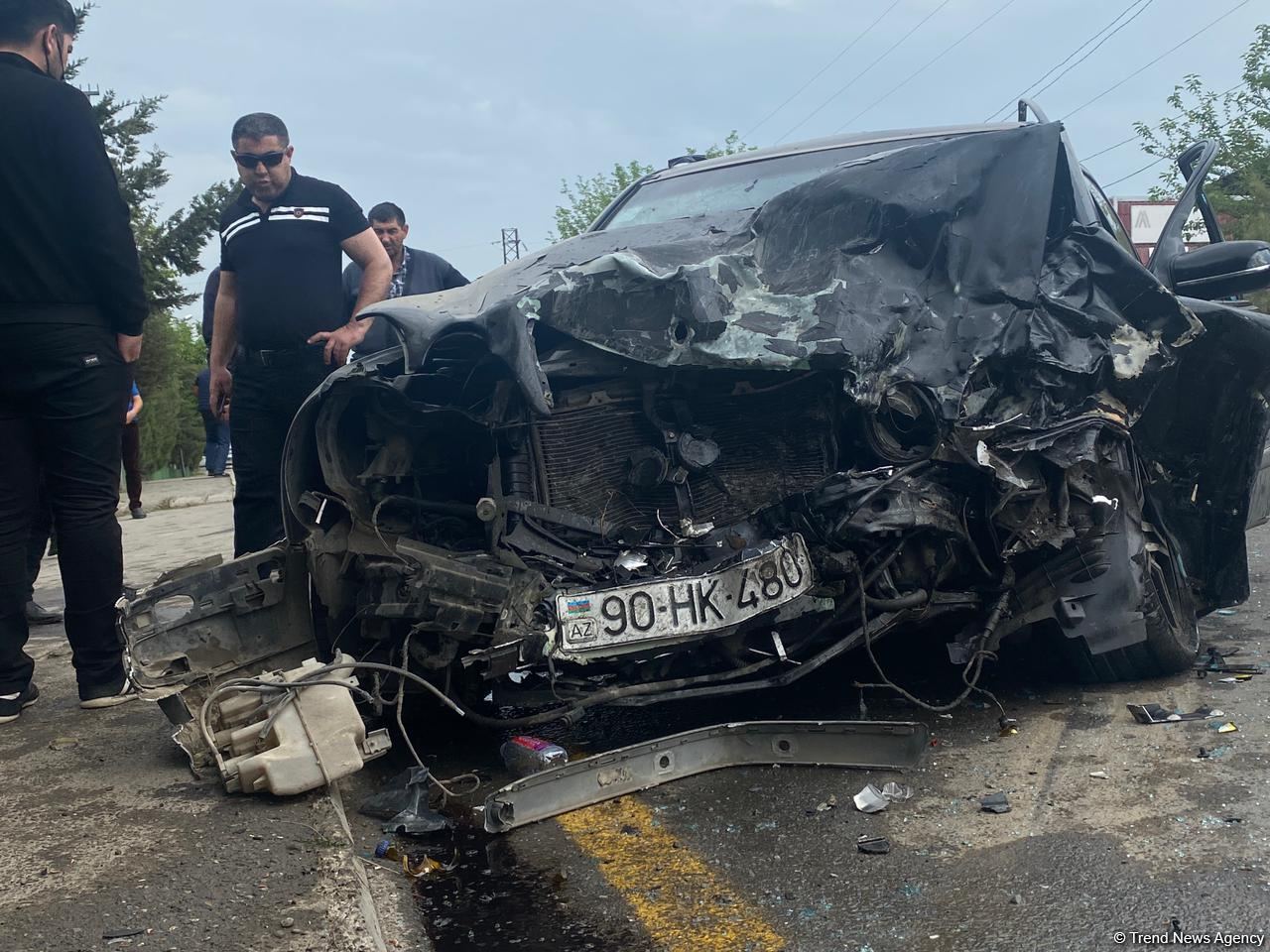 Ağdamda ağır yol qəzası baş verib: 1 ölü, 3 yaralı