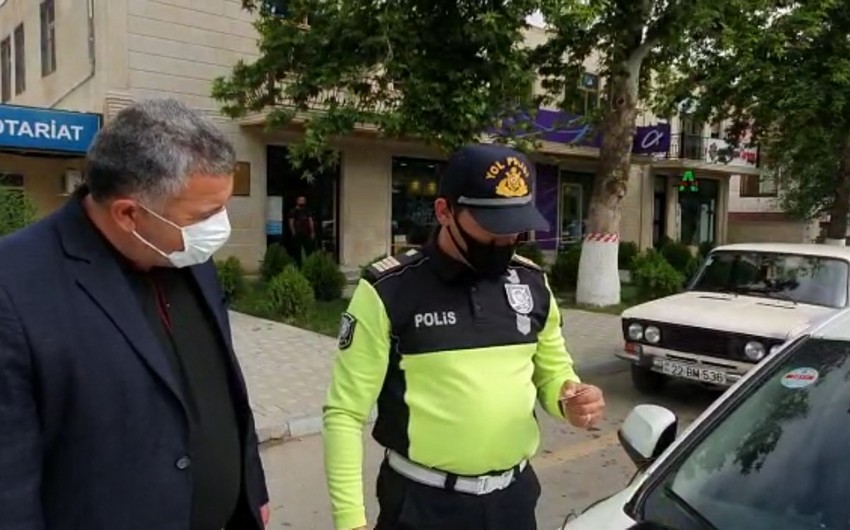 Goranboyda yol polisi reyd keçirdi