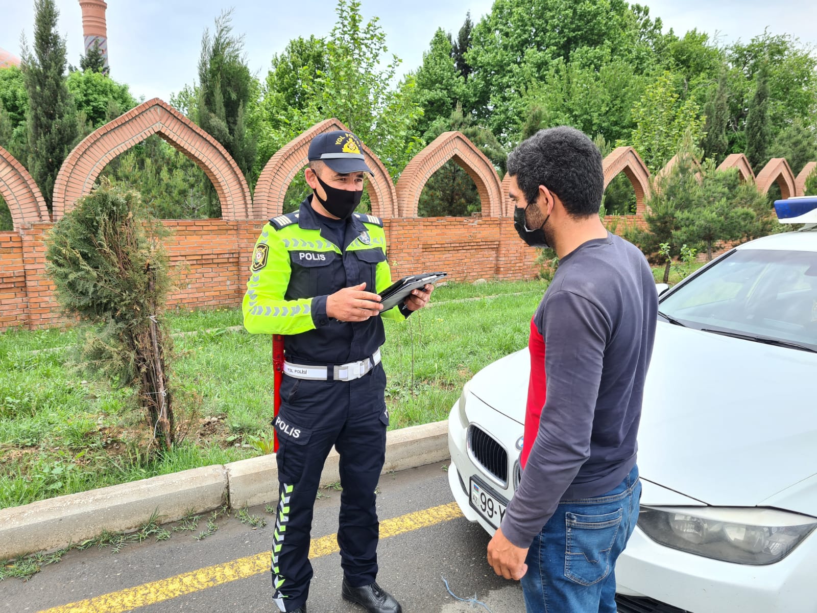 Yol polisi Samuxda reyd keçirdi - FOTO