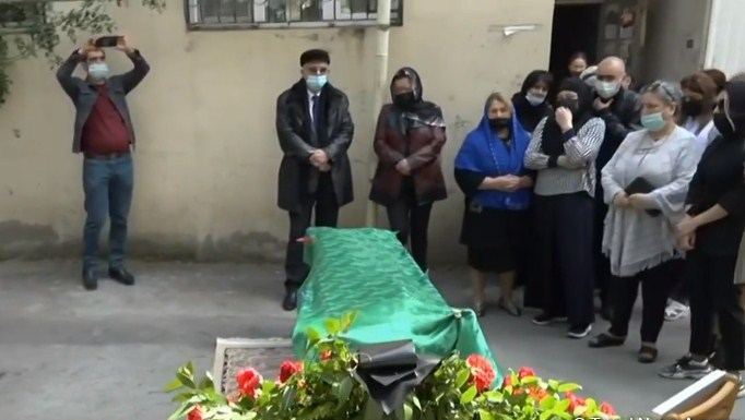 Arif Quliyevlə vida mərasimi keçirilir - FOTO
