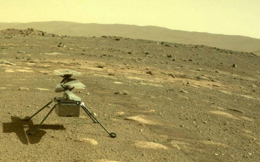 “Ingenuity” helikopteri Marsda yeni əraziyə ilk uçuş etdi