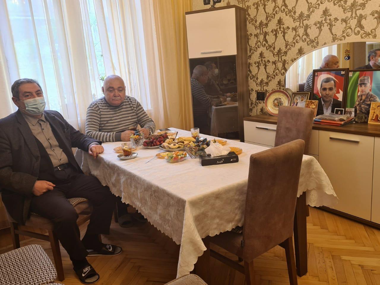 Nərimanovda bayram ərəfəsində şəhid ailələri ziyarət edilib
