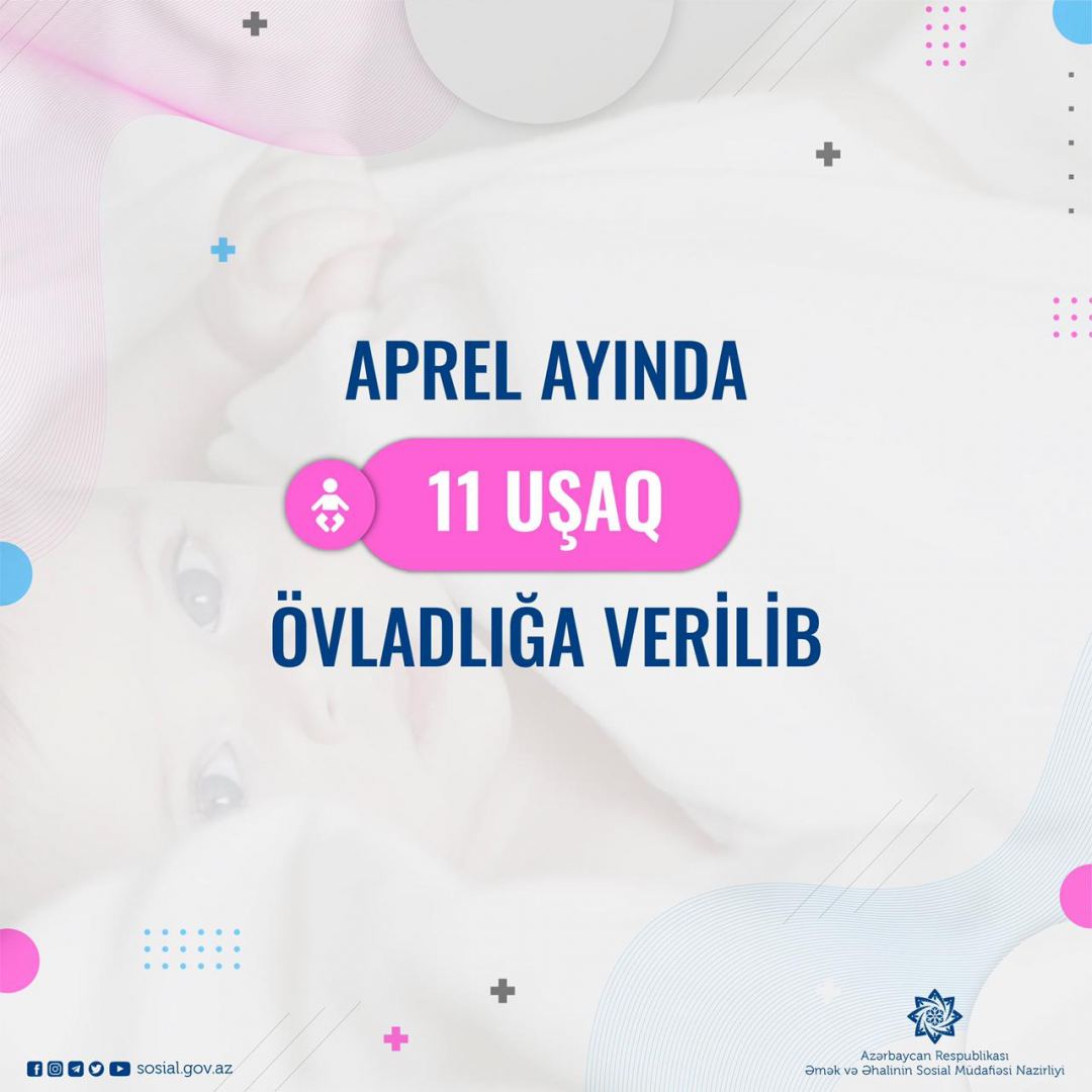 Azərbaycan övladlığa verilən uşaqların sayı açıqlandı