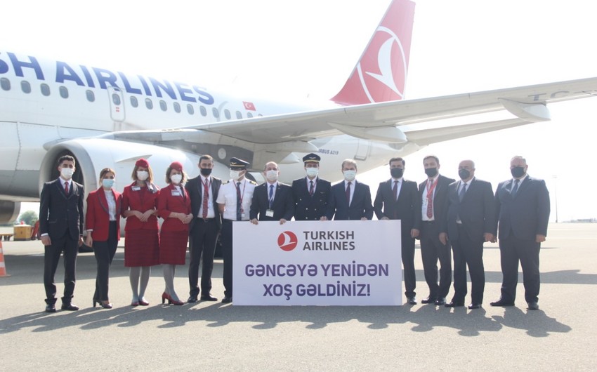 “Türk Hava Yolları” Gəncəyə və Naxçıvana uçuşları bərpa etdi