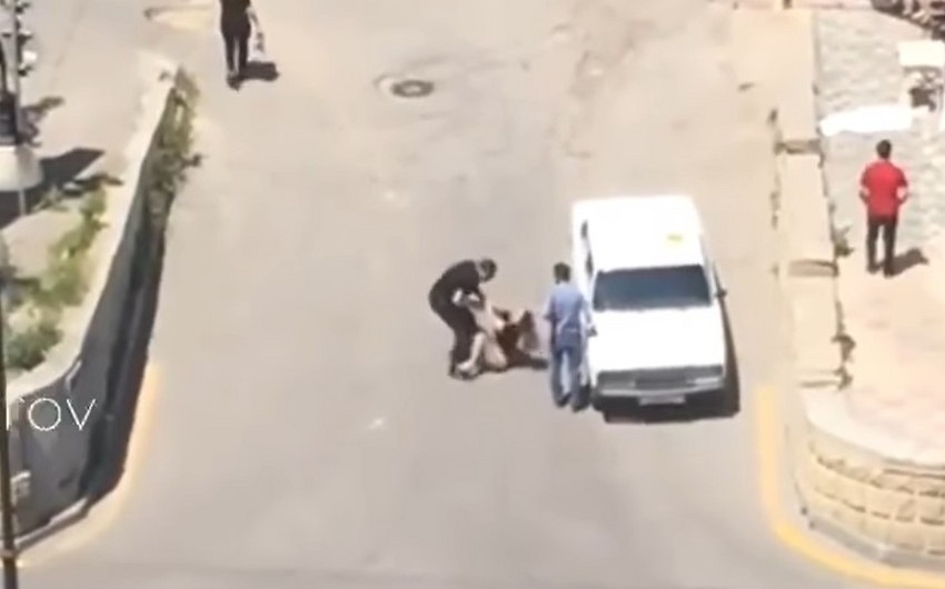 Maşından qaçan qadının döyülməsi ilə bağlı rəsmi açıqlama