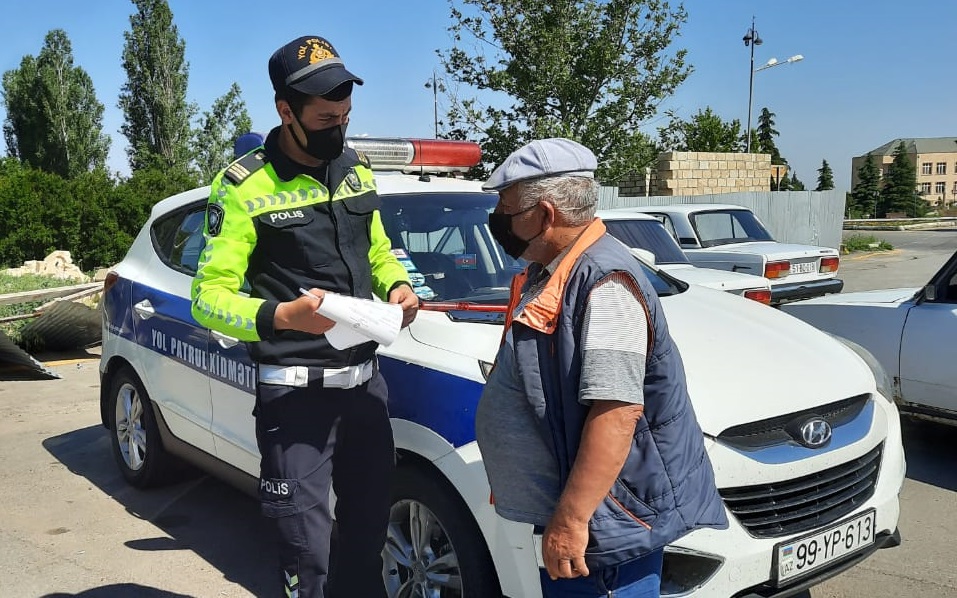 Samuxda sürücülər buna görə cərimələndi - FOTO