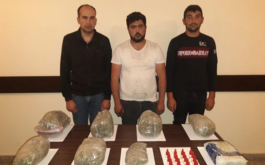 İrandan Azərbaycana narkotik keçirmək istəyən 5 nəfər saxlanıldı