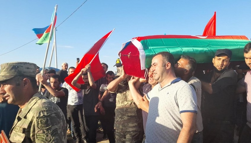Şəhidimizlə vida mərasimi keçirilir