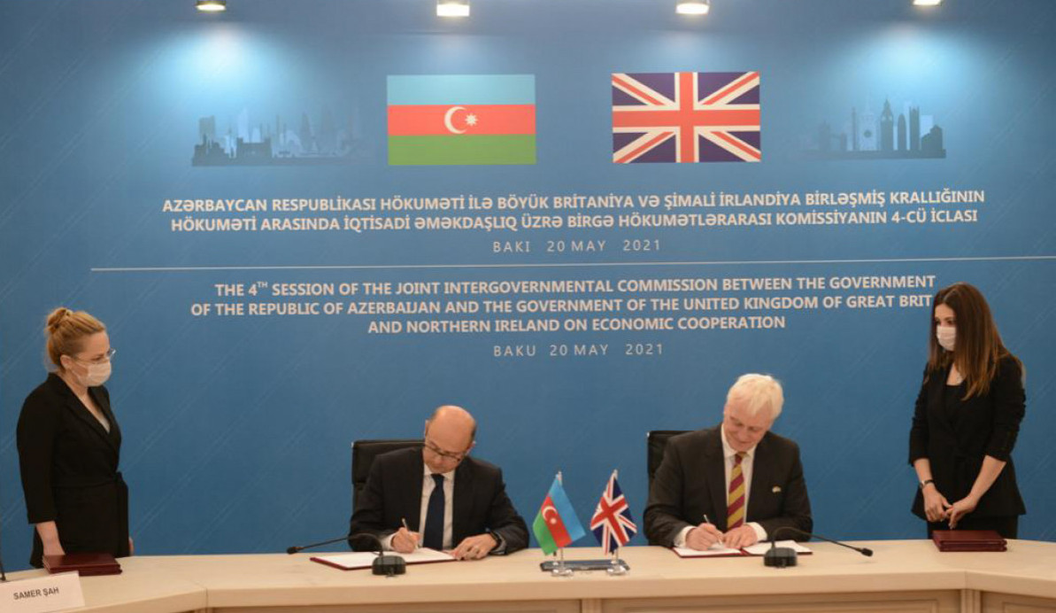 Azərbaycan və Britaniya arasında iki sənəd imzalandı