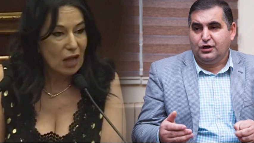 Ay ifritə, belə danışdığın üçün ananız ağlar qalır...