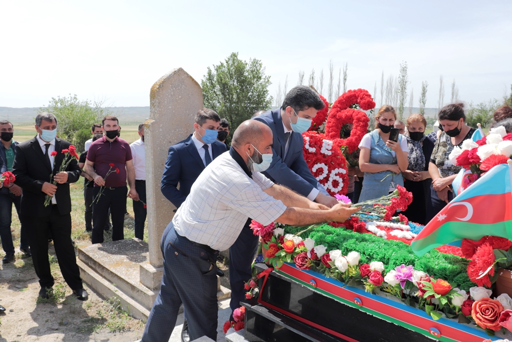Naftalanda şəhidin doğum günü qeyd edildi  